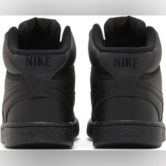 Nike Court Vision Mid Next Nature Black Basketball Shoes size 12 - Picture 4 of 14